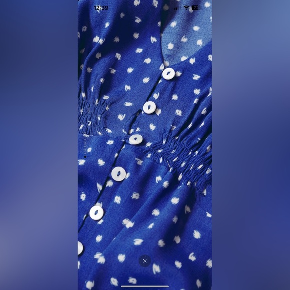 Mango Polka Dot Midi Dress - Picture 2 of 7